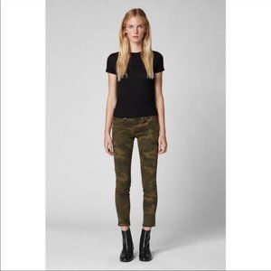 Blank NYC The Reade Skinny Crop Scout Pant Camoflauge Camo Print Jeans 29